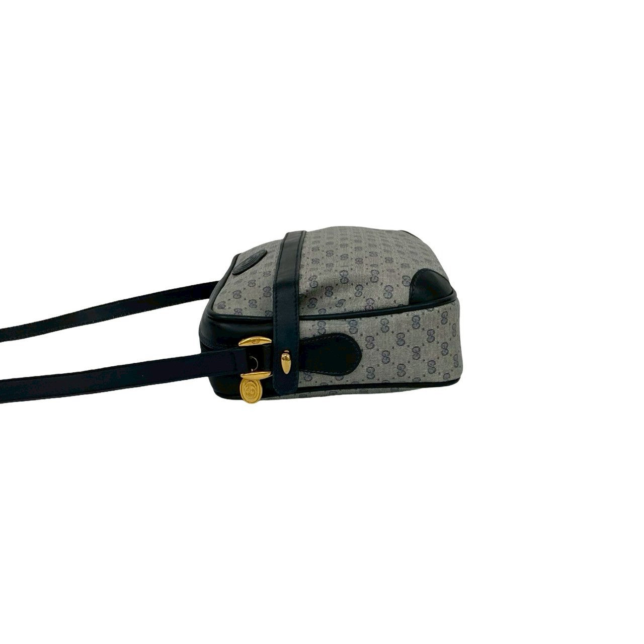 GUCCI Shoulder Bag leather Navy