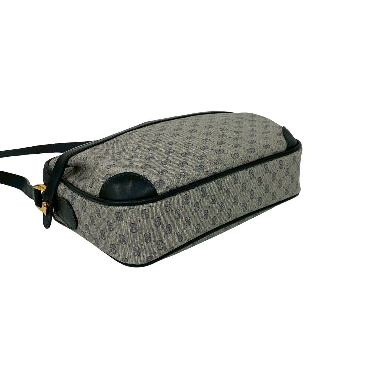 GUCCI Shoulder Bag leather Navy