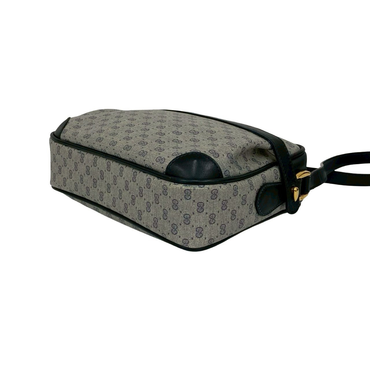 GUCCI Shoulder Bag leather Navy
