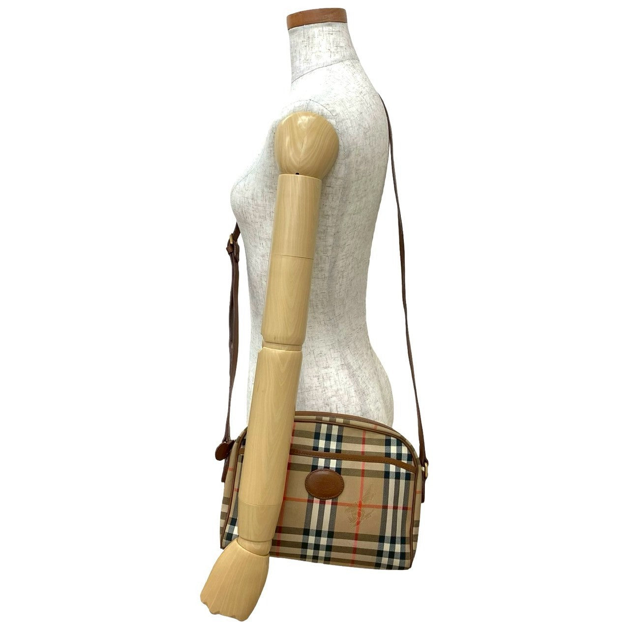 BURBERRY Shoulder Bag canvas Brown