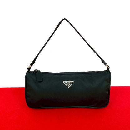 PRADA Handbag Nylon black