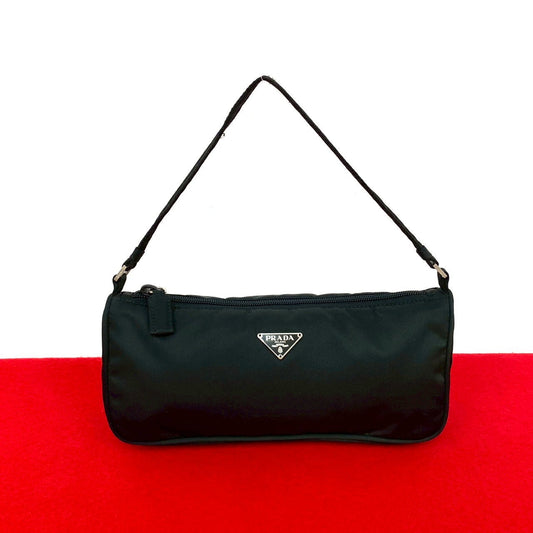 PRADA Handbag Nylon black