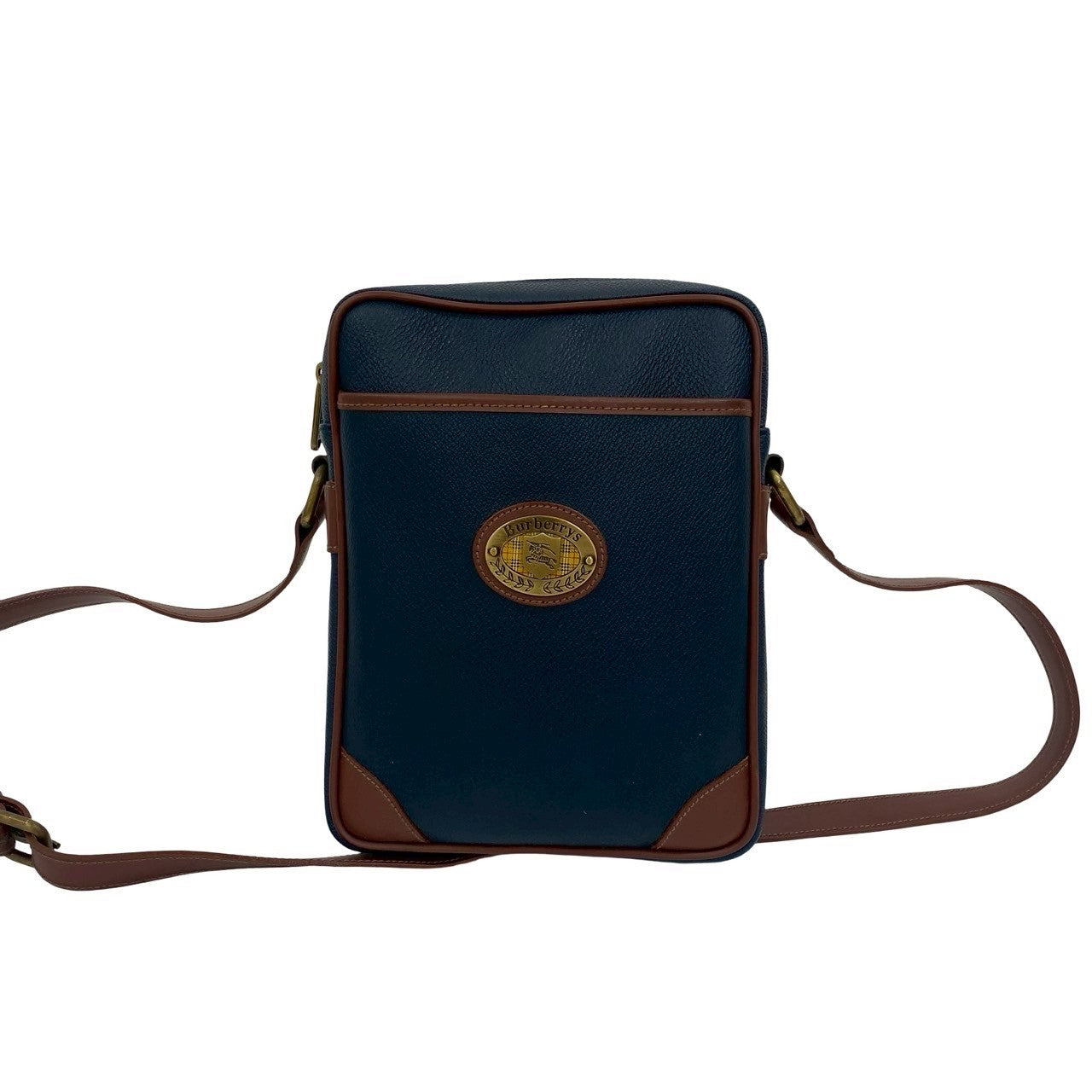 BURBERRY Shoulder Bag leather Navy