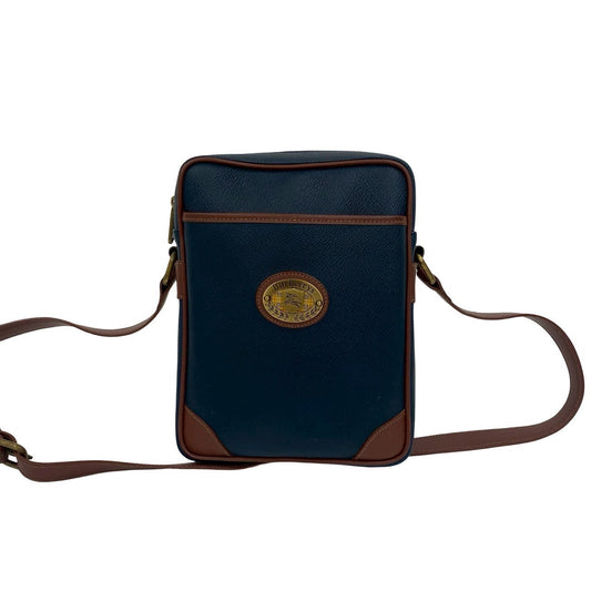 BURBERRY Shoulder Bag leather Navy