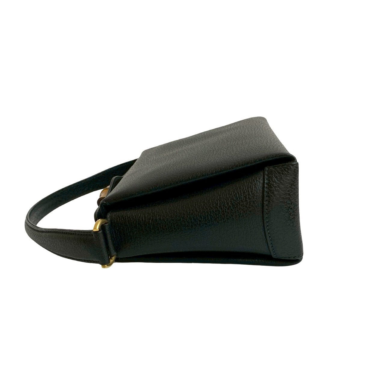 GUCCI Shoulder Bag Bamboo black