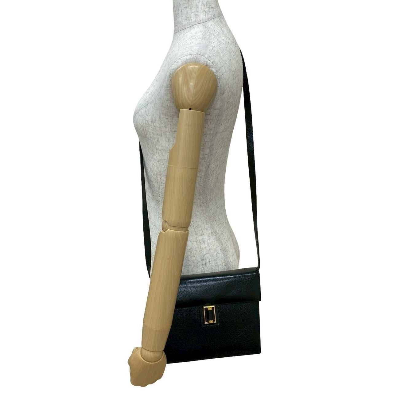 GUCCI Shoulder Bag leather black
