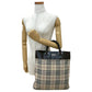 BURBERRY Handbag canvas Brown Nova Check