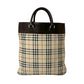 BURBERRY Handbag canvas Brown Nova Check