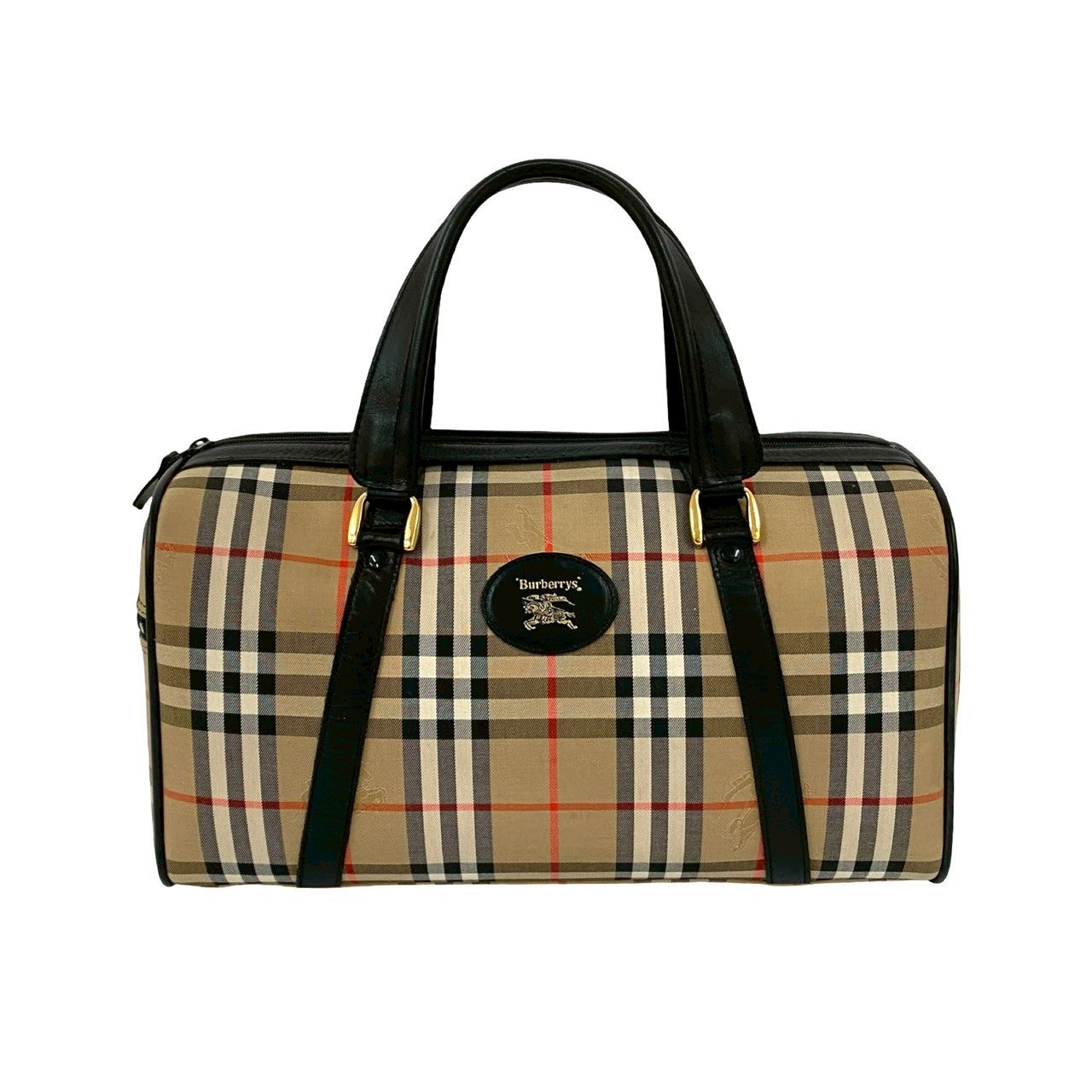 BURBERRY Boston Duffel bag canvas beige