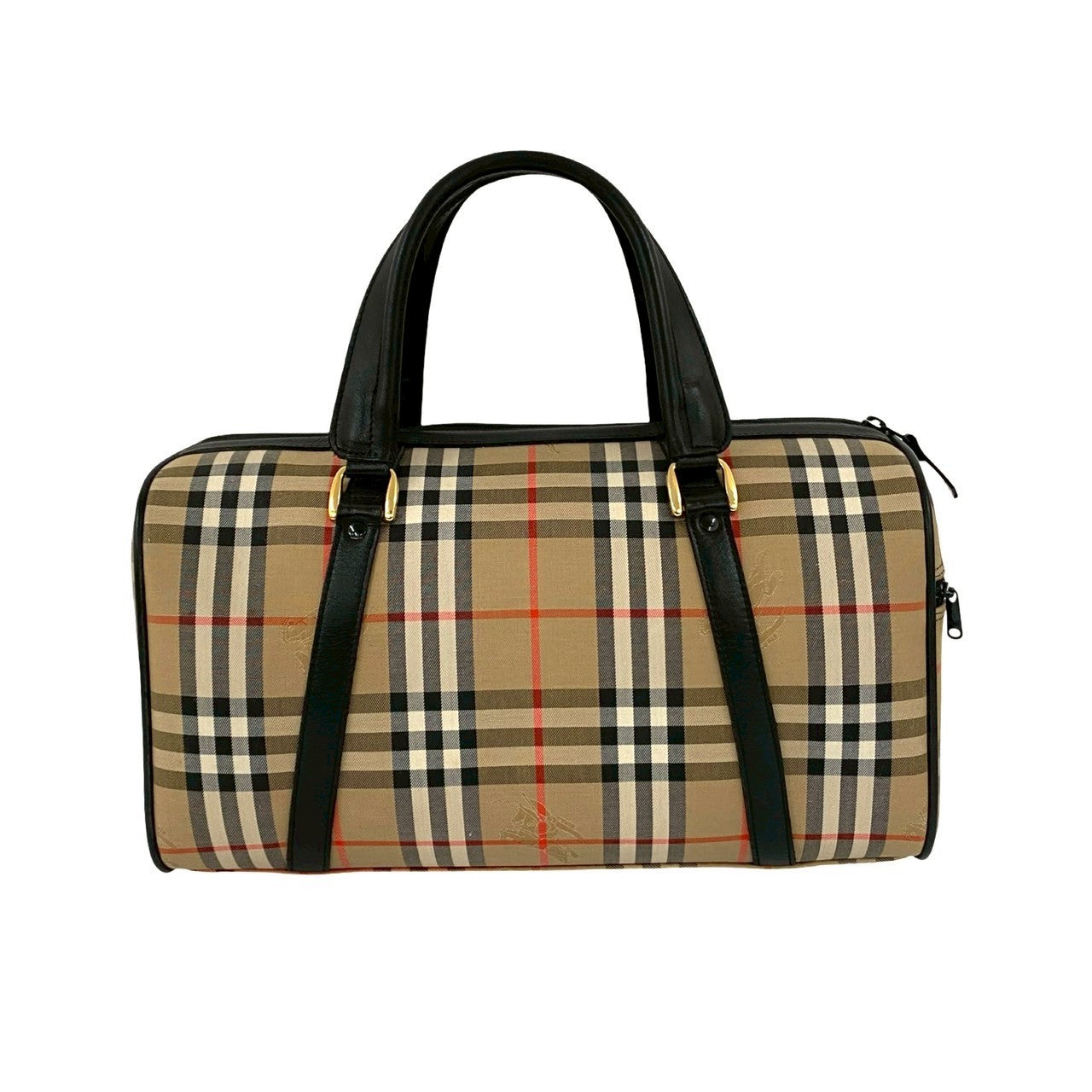 BURBERRY Boston Duffel bag canvas beige