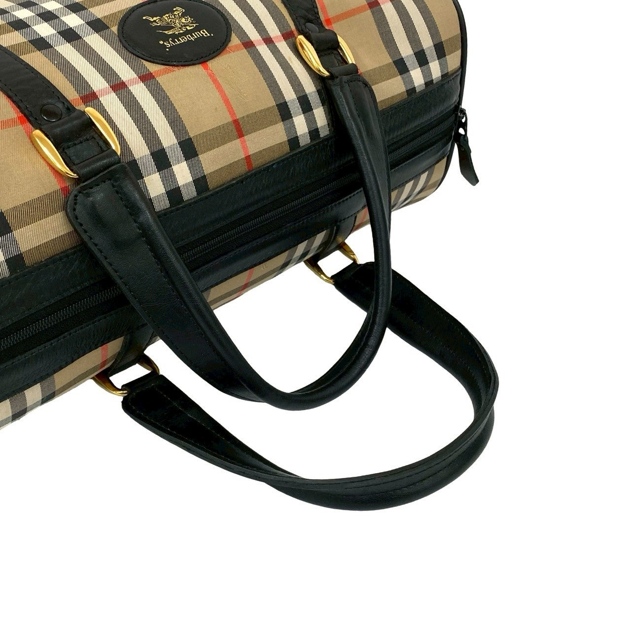 BURBERRY Boston Duffel bag canvas beige