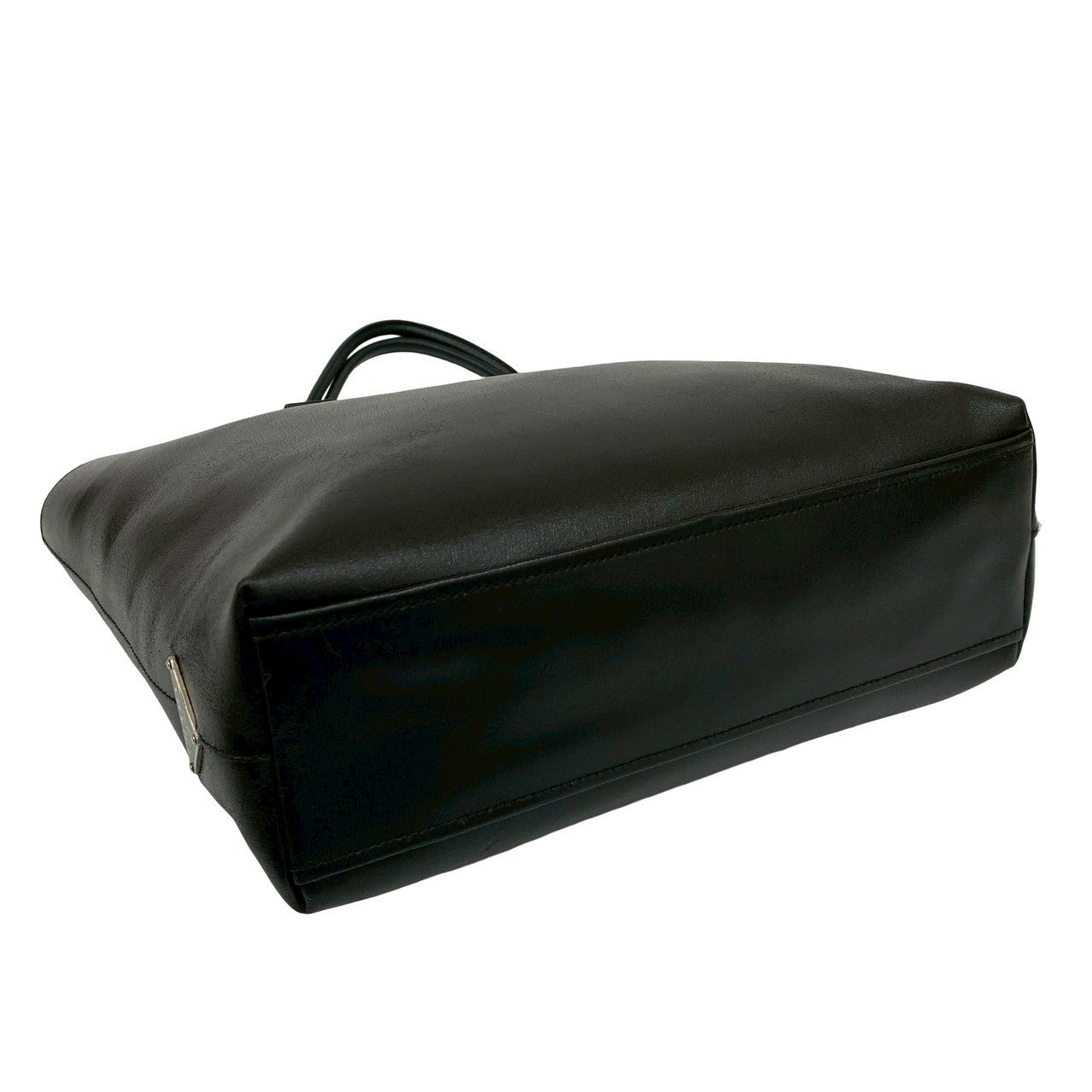 PRADA Tote Bag leather black