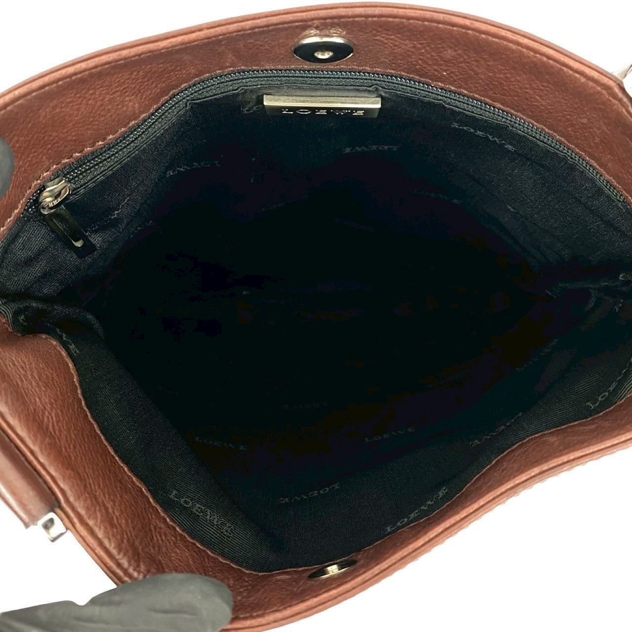 LOEWE Shoulder Bag leather Brown