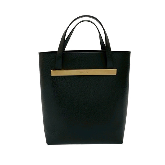 GUCCI Handbag leather black