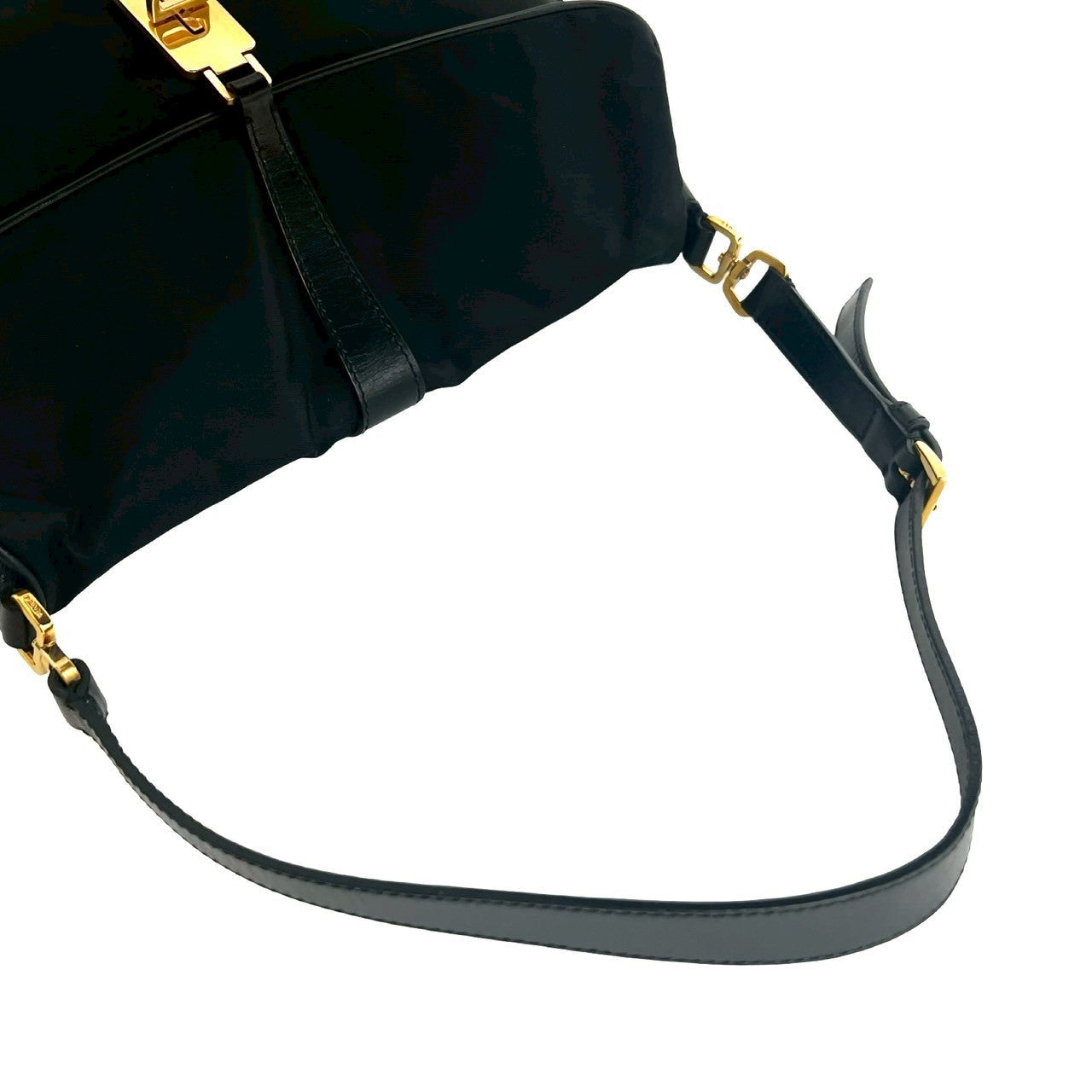 PRADA Handbag leather black