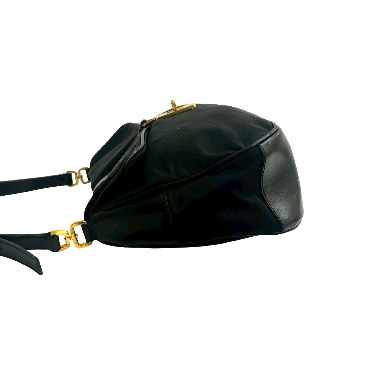 PRADA Handbag leather black