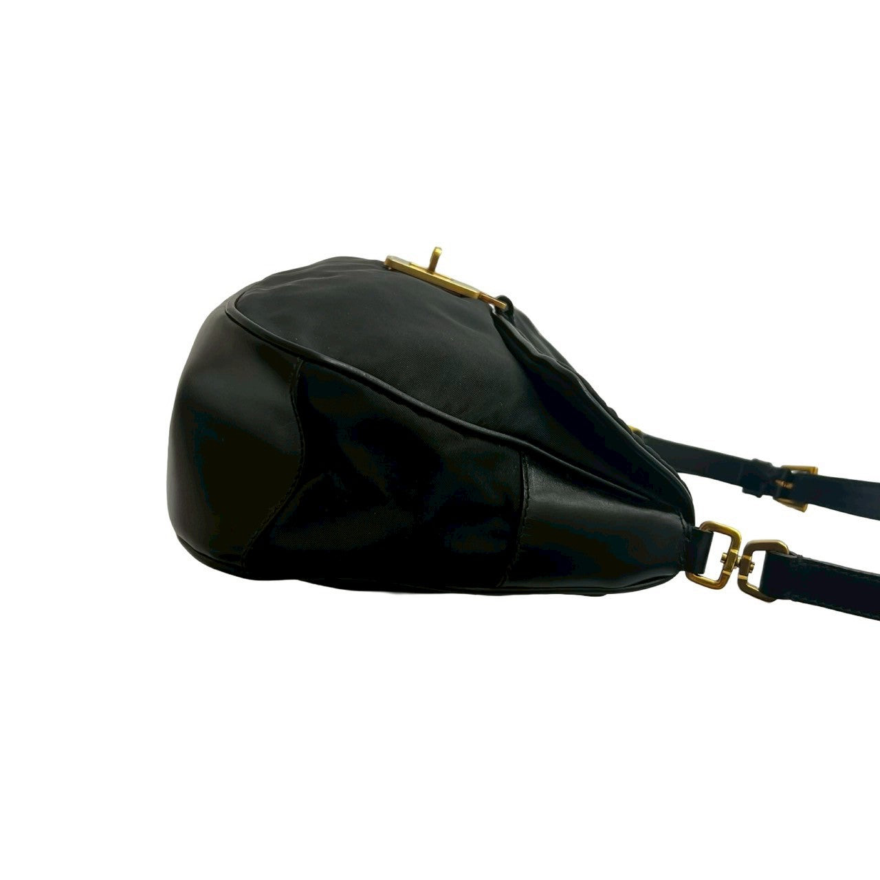 PRADA Handbag leather black