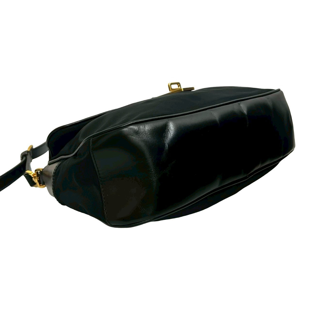 PRADA Handbag leather black