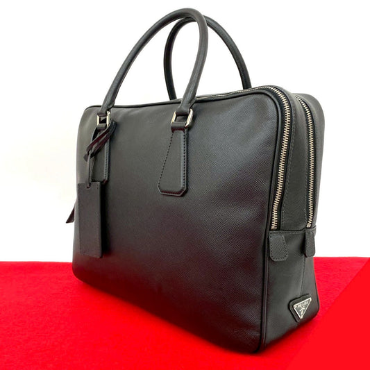 PRADA Business bag leather black