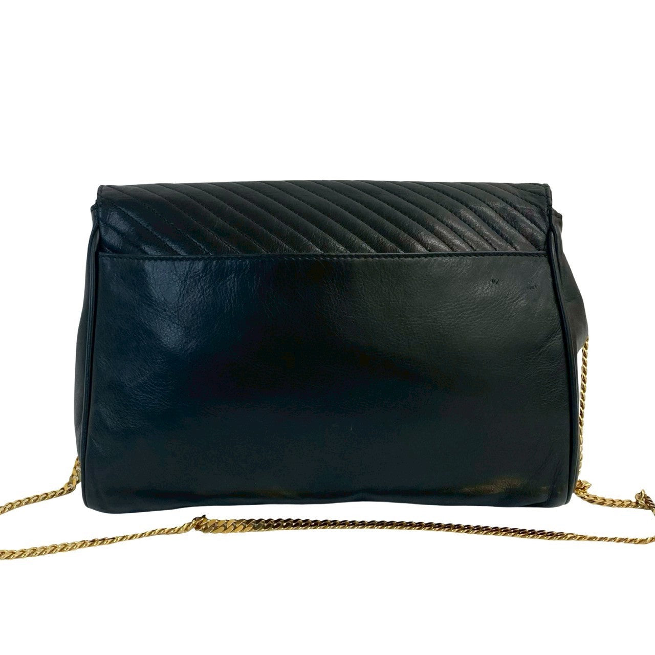CELINE Shoulder Bag leather black