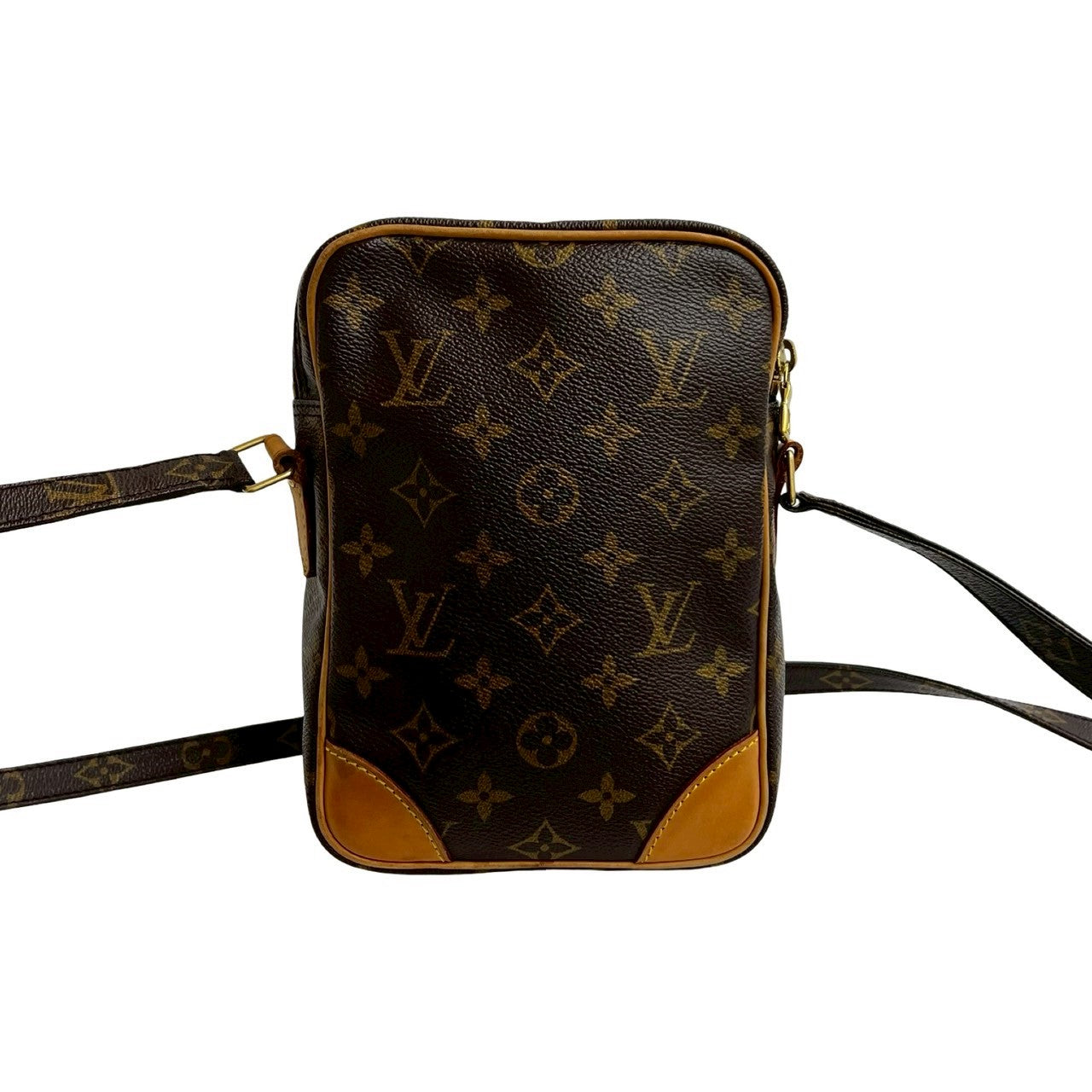 LOUIS VUITTON Shoulder Bag leather Brown Monogram Amazone