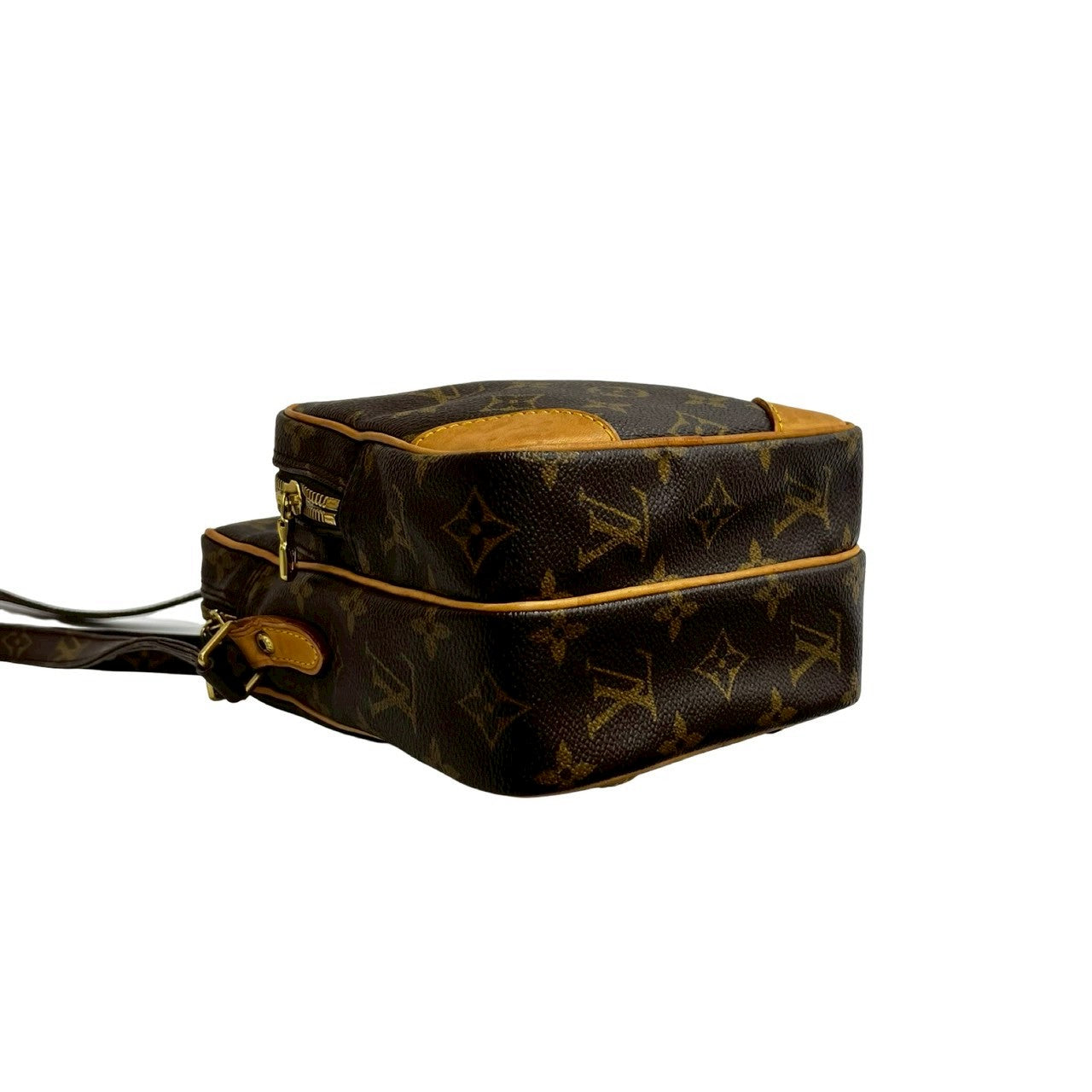 LOUIS VUITTON Shoulder Bag leather Brown Monogram Amazone
