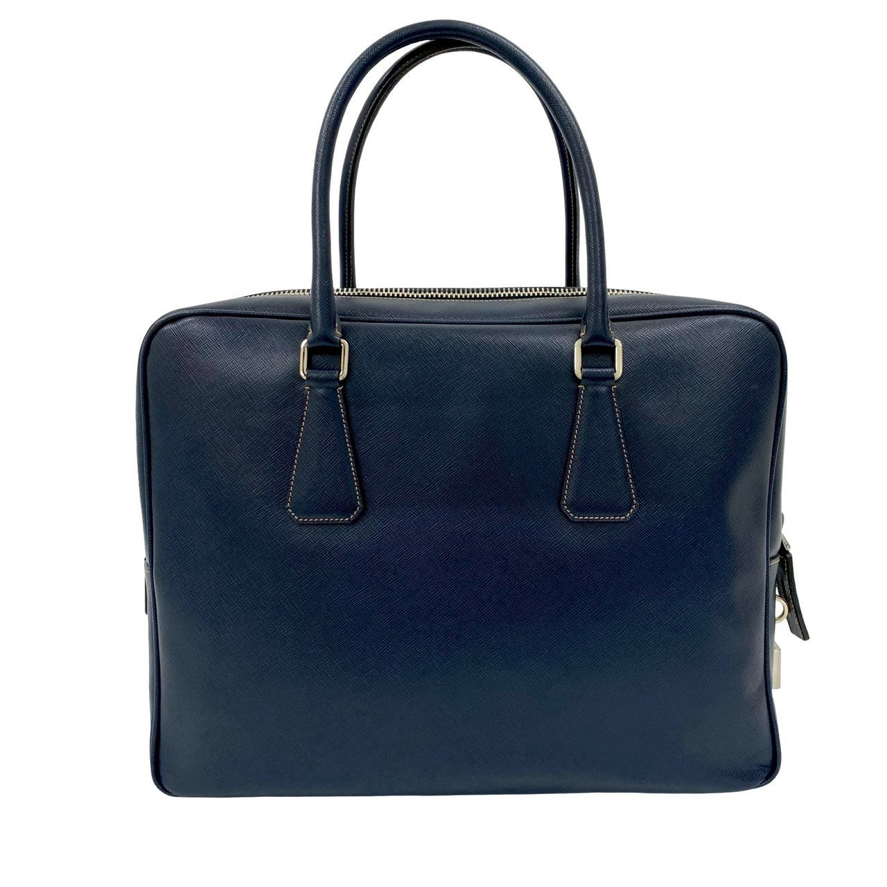 PRADA Business bag leather Navy