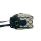 GUCCI Shoulder Bag leather Navy