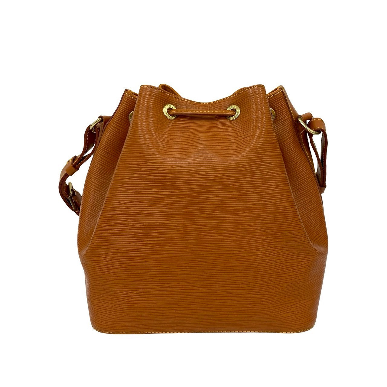 LOUIS VUITTON Shoulder Bag leather Brown Epi Petit Noe