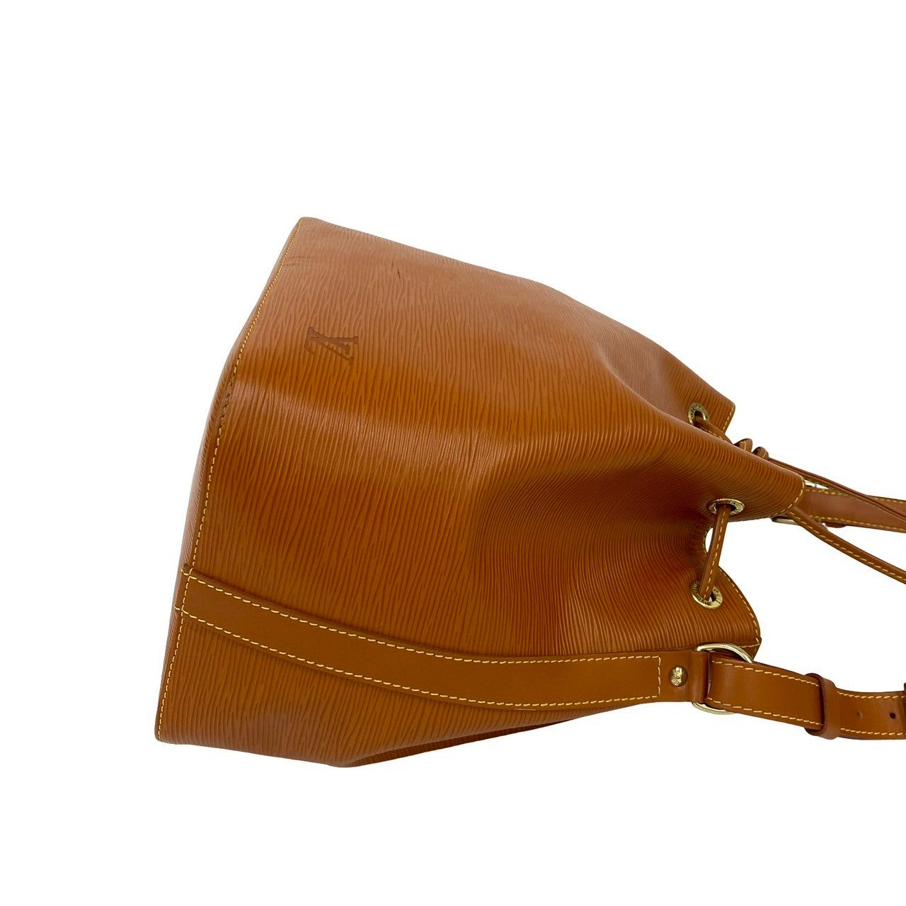 LOUIS VUITTON Shoulder Bag leather Brown Epi Petit Noe