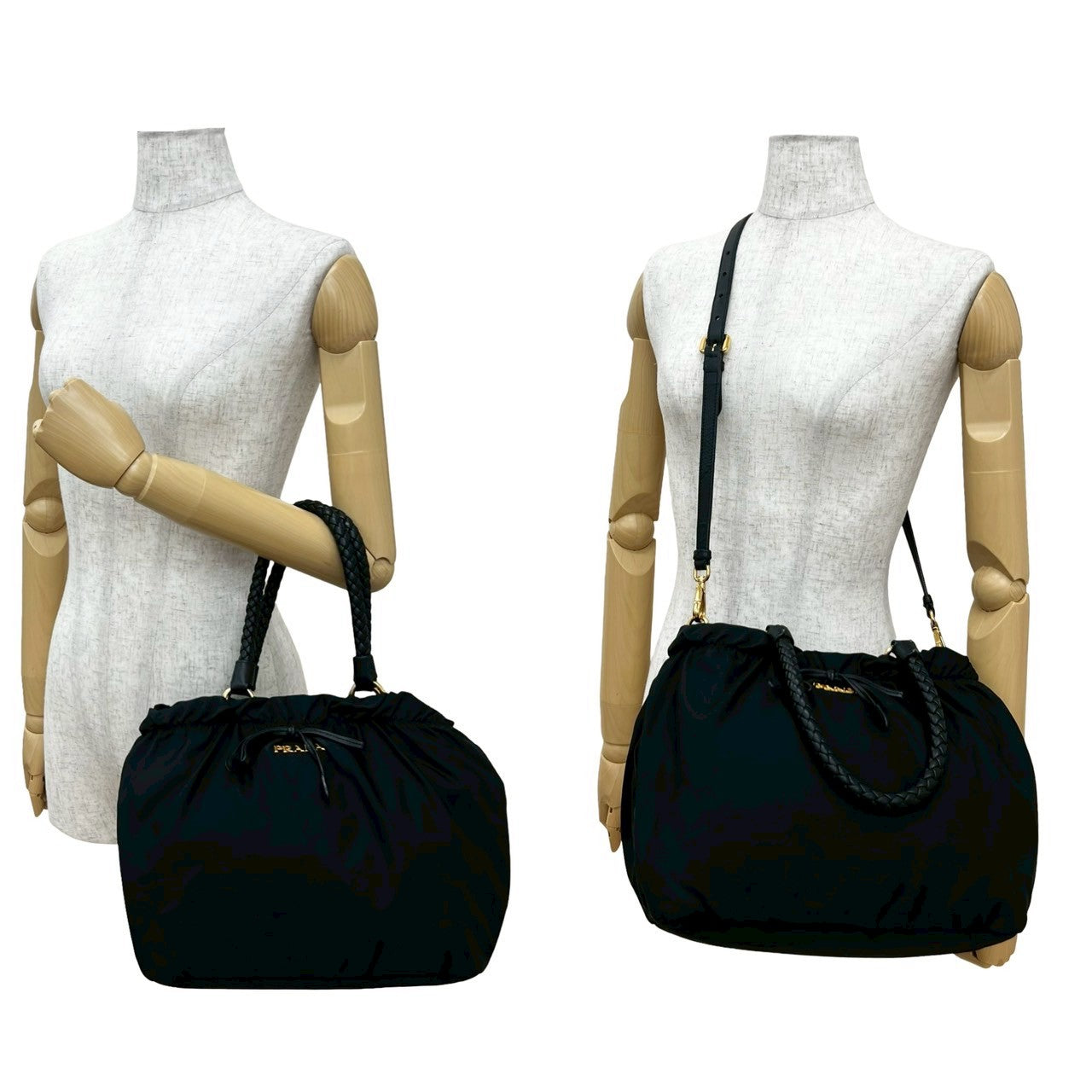 PRADA Shoulder Bag Nylon black