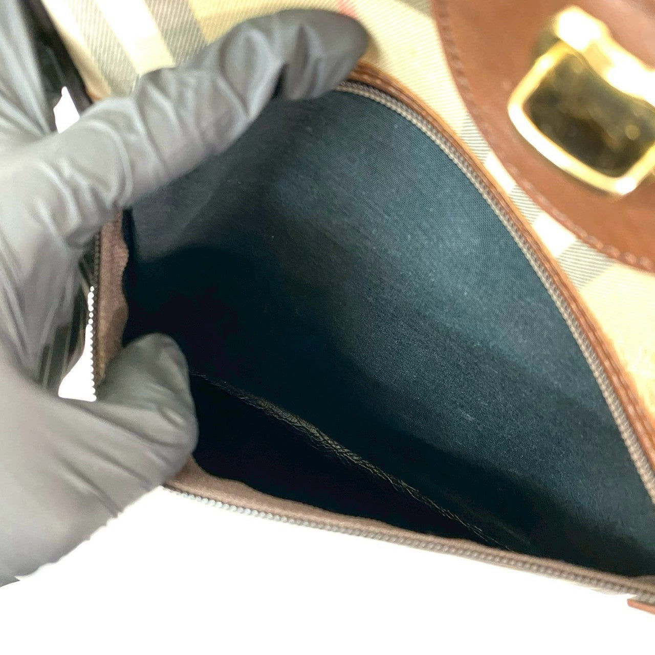 BURBERRY Boston Duffel bag canvas Brown