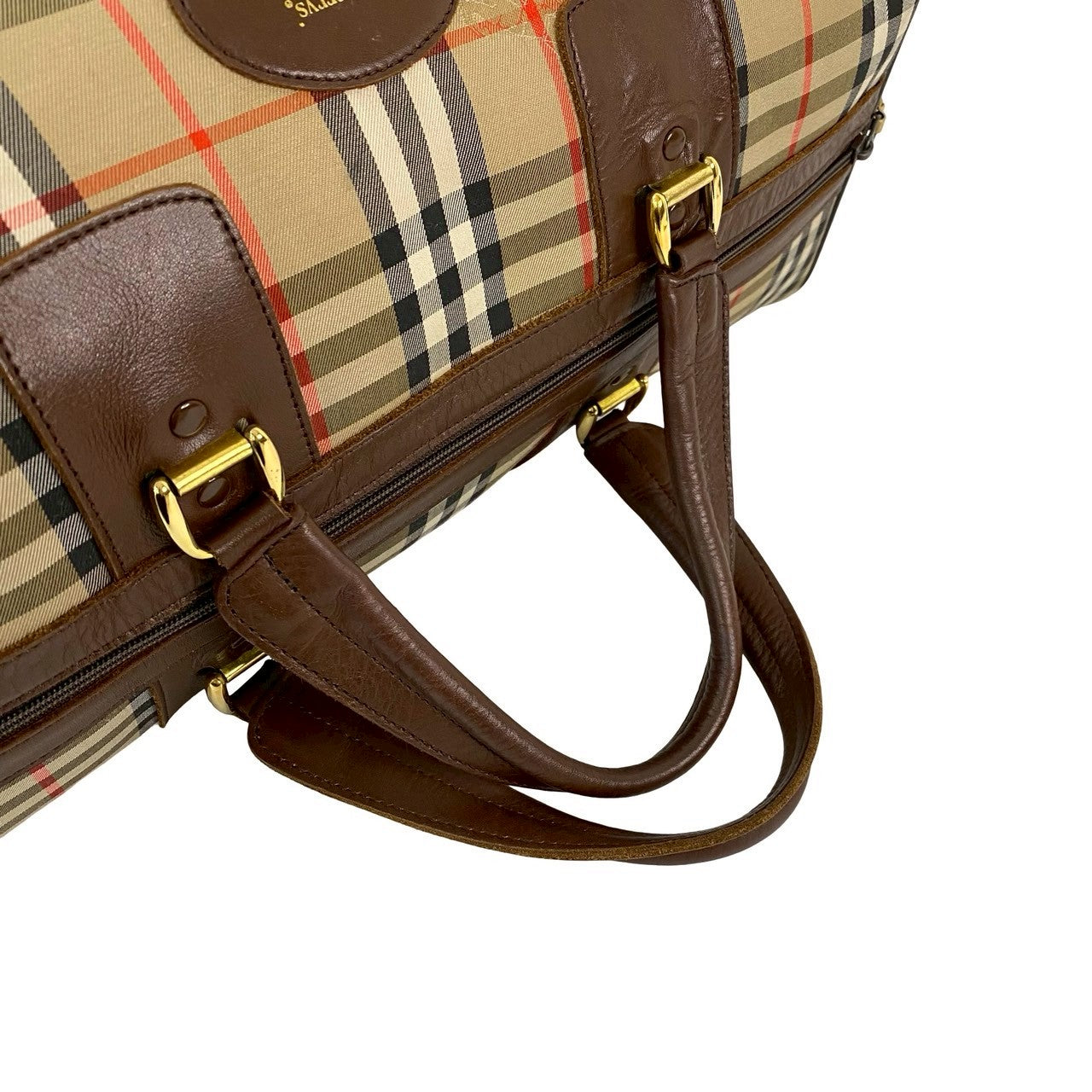 BURBERRY Boston Duffel bag canvas Brown