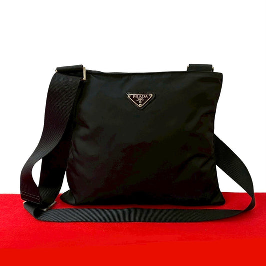 PRADA Shoulder Bag Nylon black