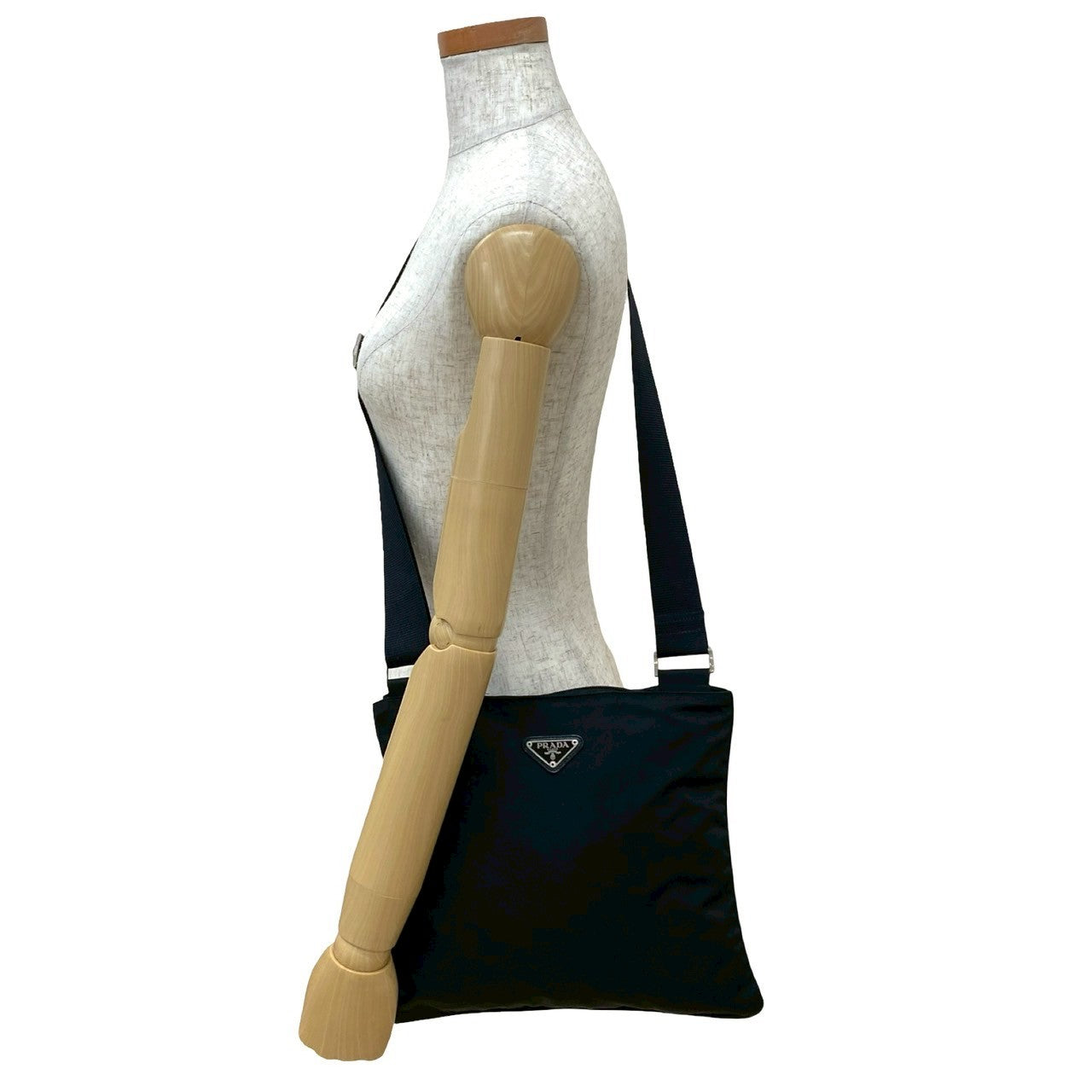 PRADA Shoulder Bag Nylon black