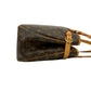 LOUIS VUITTON Tote Bag leather Brown Monogram Batignolles Horizontal
