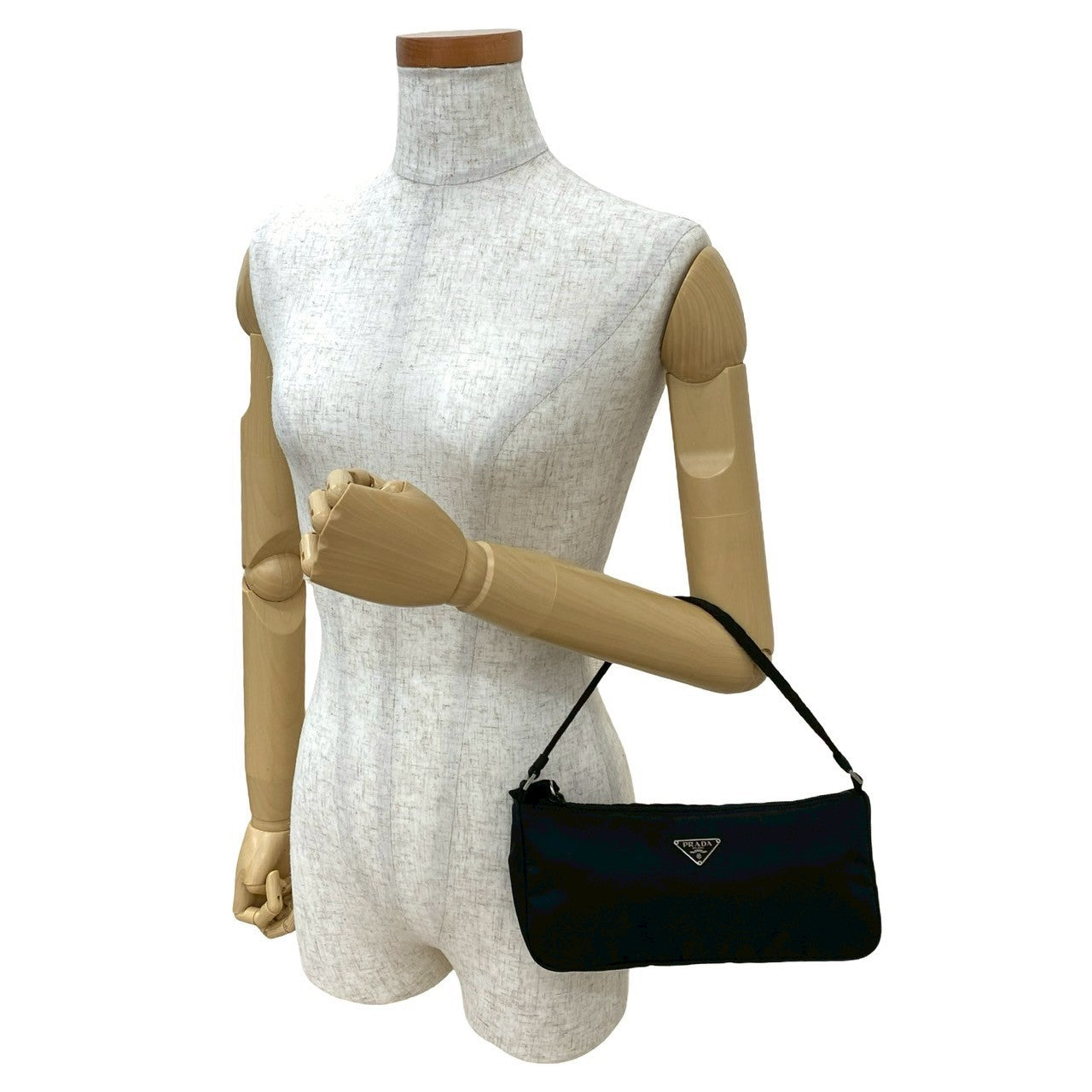 PRADA Handbag Nylon black