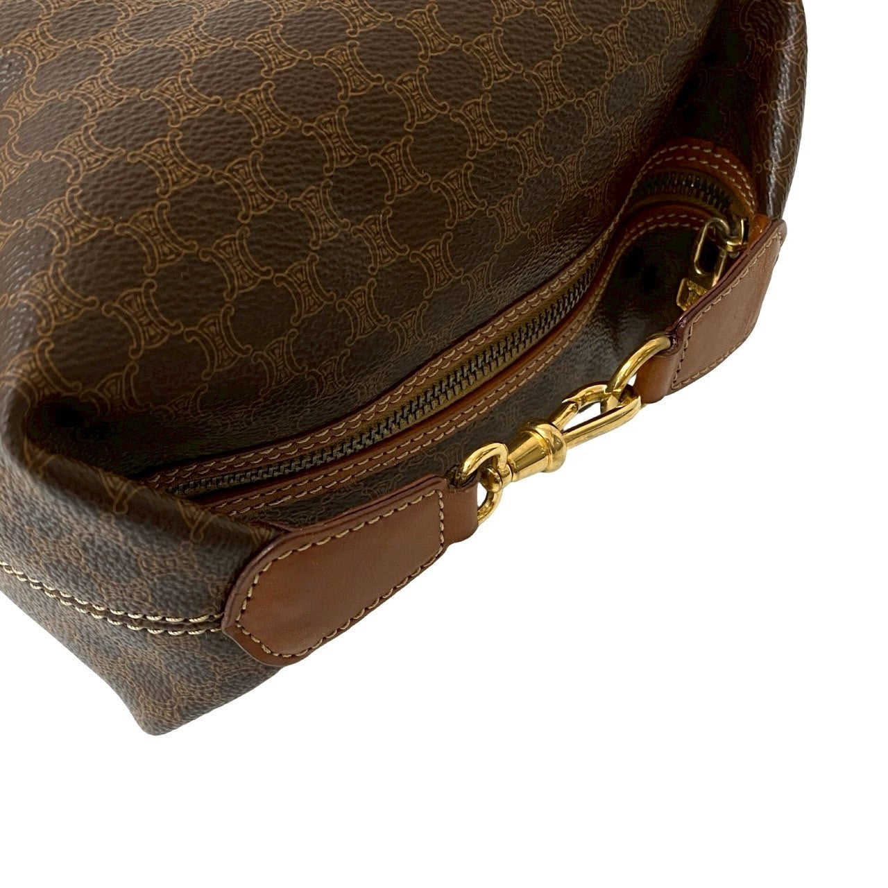 CELINE Handbag leather Brown