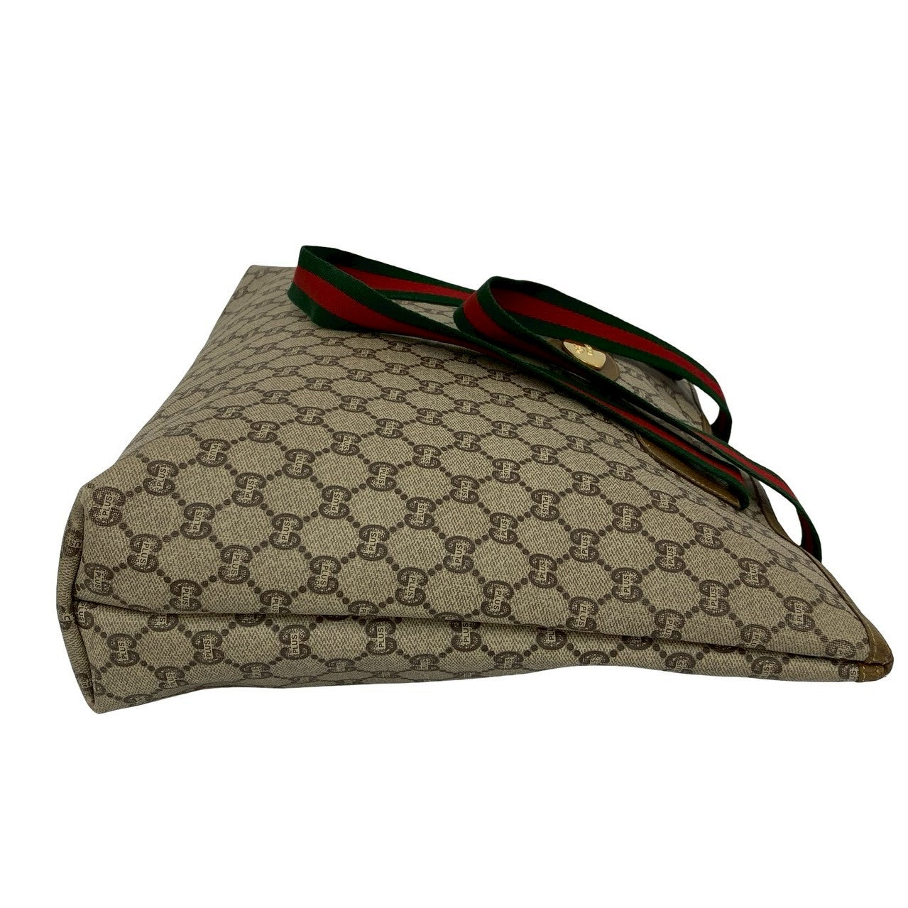 GUCCI Tote Bag leather Brown Sherry line