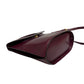 CELINE Shoulder Bag Box scarf wine-red Women Used Authentic