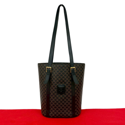 CELINE Shoulder Bag leather black