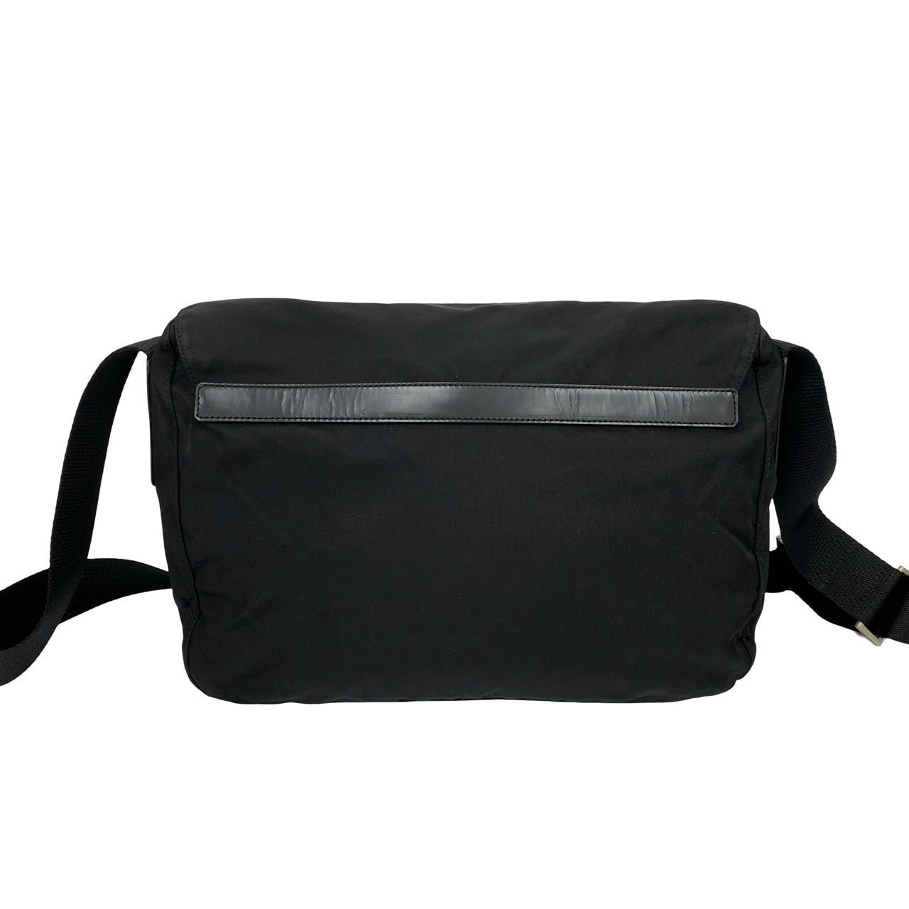 PRADA Shoulder Bag leather black