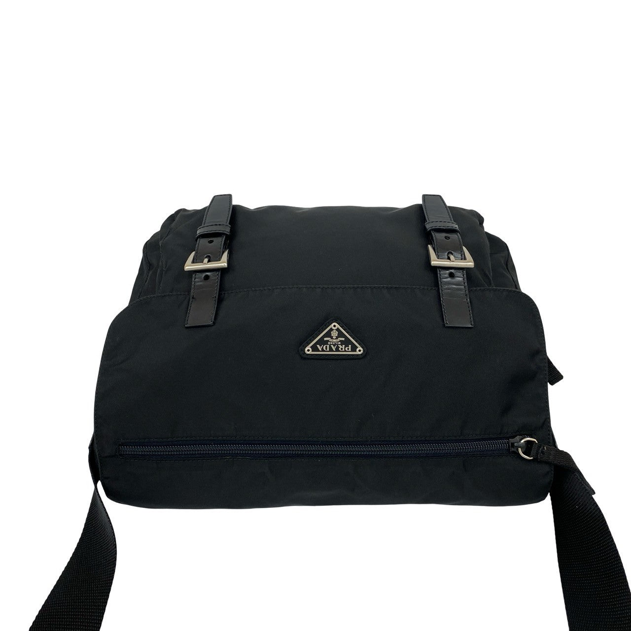 PRADA Shoulder Bag leather black