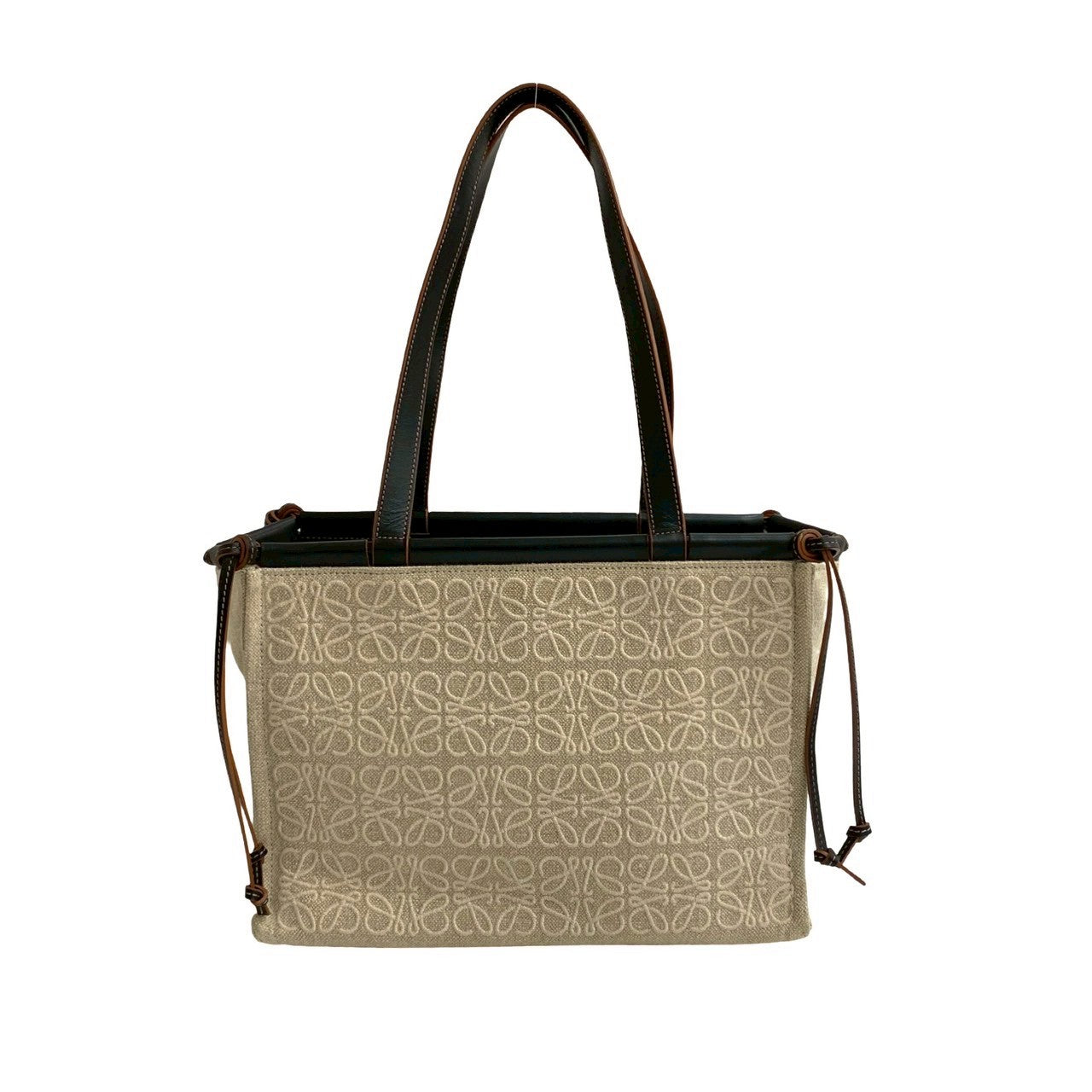 LOEWE Tote Bag canvas beige Cushion tote
