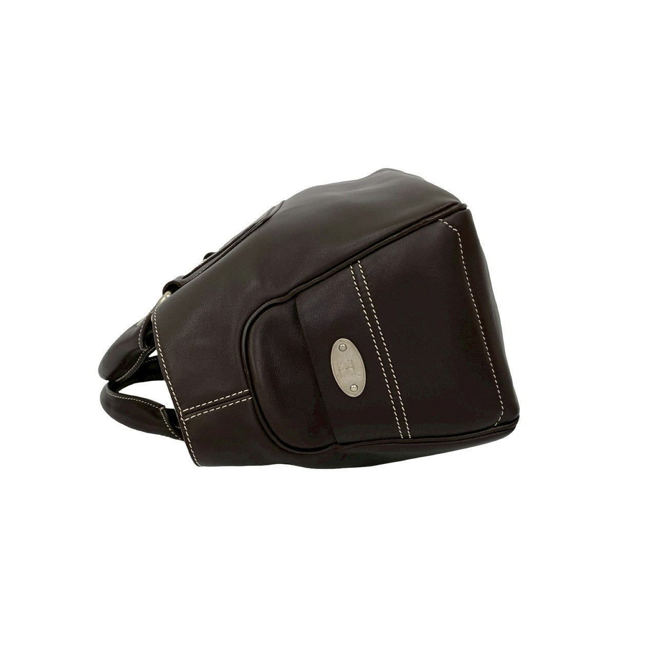 CELINE Handbag leather Brown Boogie bag