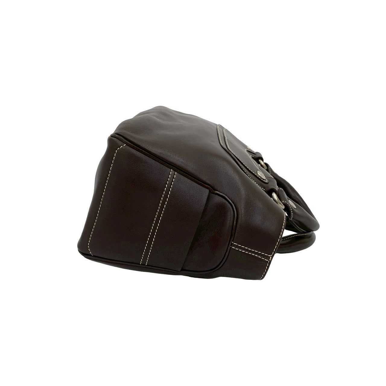 CELINE Handbag leather Brown Boogie bag