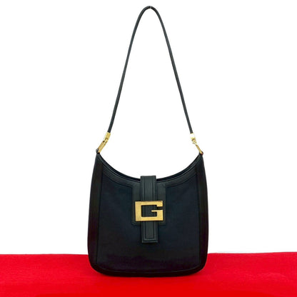 GUCCI Shoulder Bag leather black