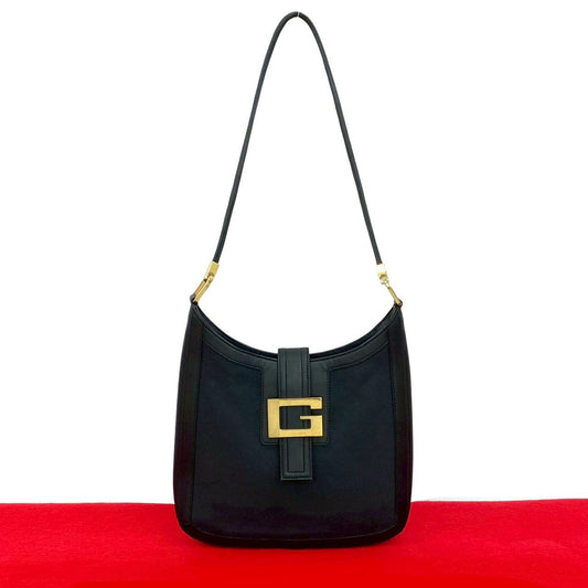 GUCCI Shoulder Bag leather black