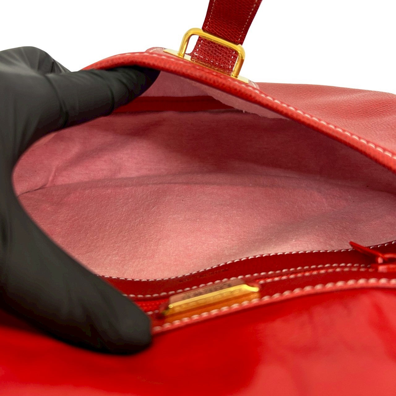 LOEWE Shoulder Bag leather Red