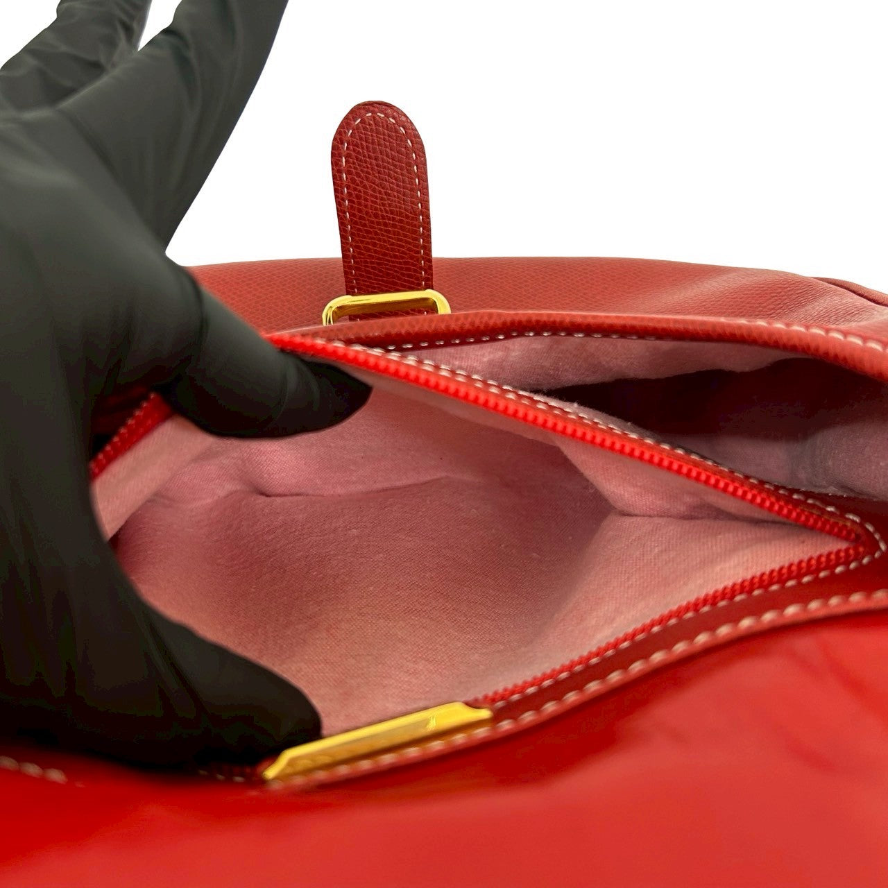 LOEWE Shoulder Bag leather Red